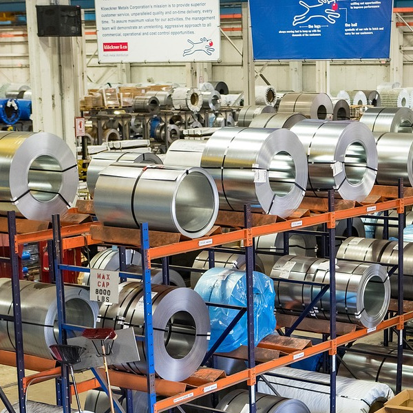 warehouse interior pallets racks